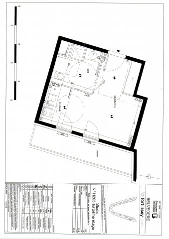 Location Appartement  1 pièce (studio) - 20m² 92130 Issy-les-moulineaux