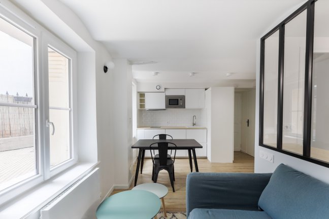 Location Appartement meublé 2 pièces - 24m² 75018 Paris